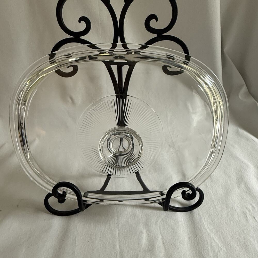 Pyrex DC 1 1/2 C Oval Glass Lid for CorningWare Casserole